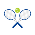 Tennis Rackets and a Tennis Ball