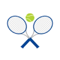 Tennis Rackets and a Tennis Ball